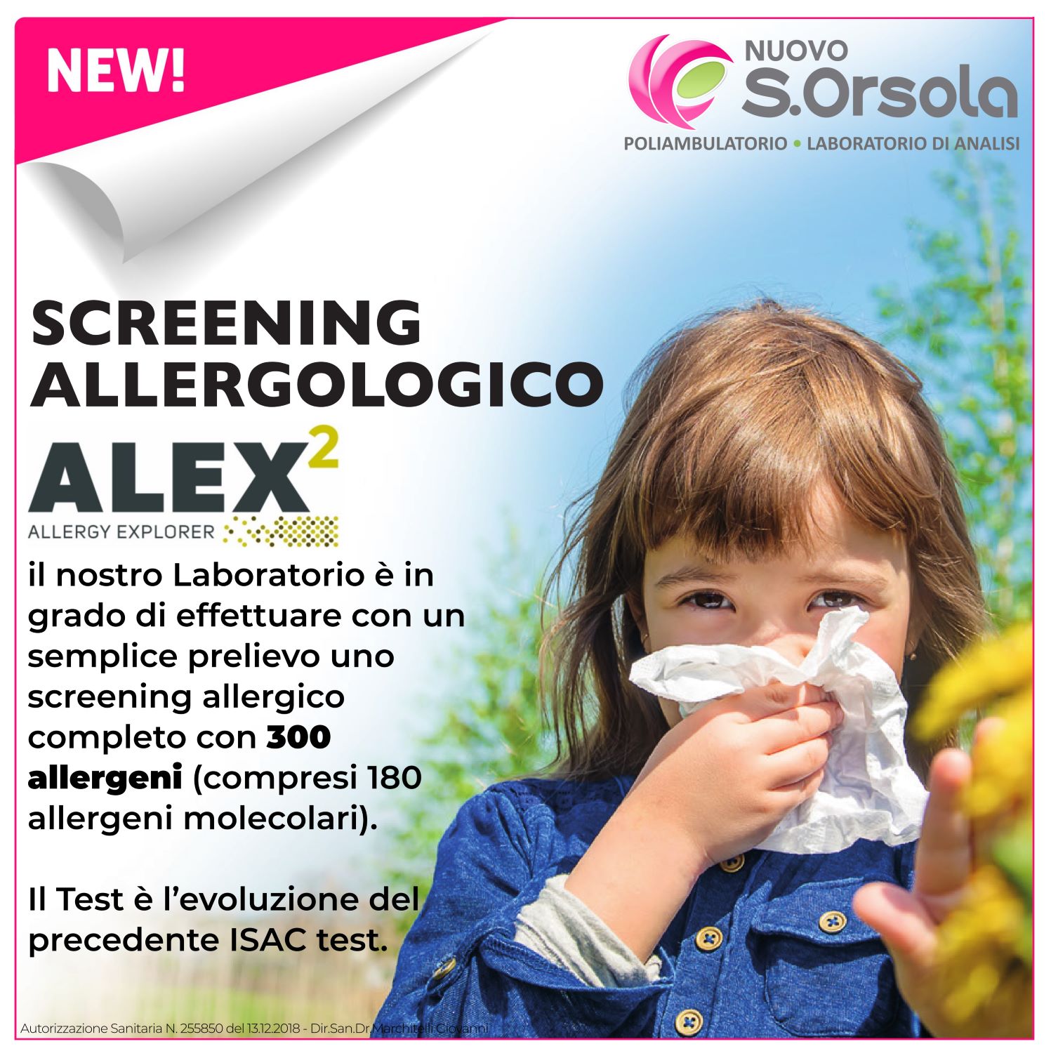 ALEX² test screening multiallergico 300 allergeni